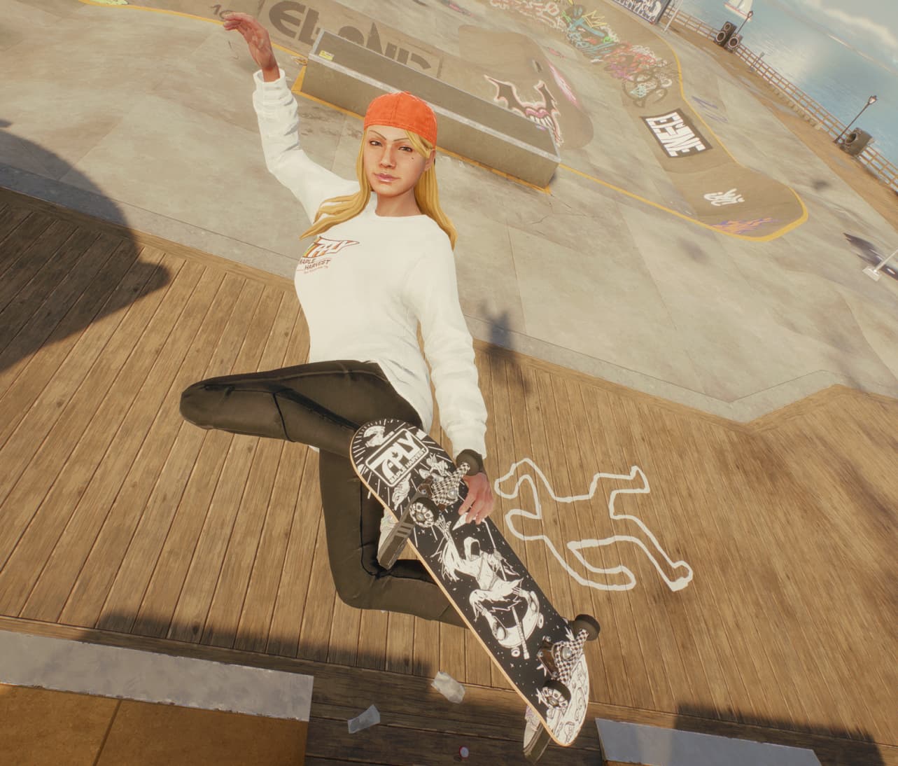 Veronica action shot